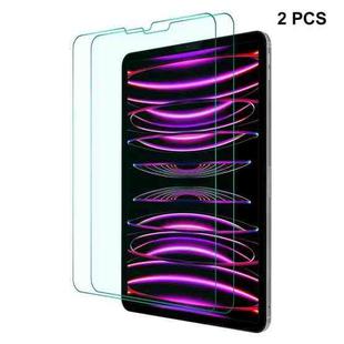2pcs For iPad Pro 12.9 2022 / 2021 / 2020 / 2018 ENKAY 0.33mm Explosion-proof Tempered Glass Film