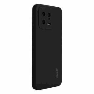 For Xiaomi 13 ENKAY Hat-Prince Liquid Silicone Shockproof Phone Case(Black)
