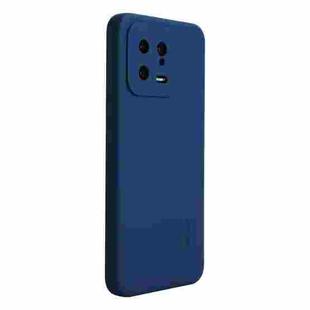 For Xiaomi 13 ENKAY Hat-Prince Liquid Silicone Shockproof Phone Case(Dark Blue)