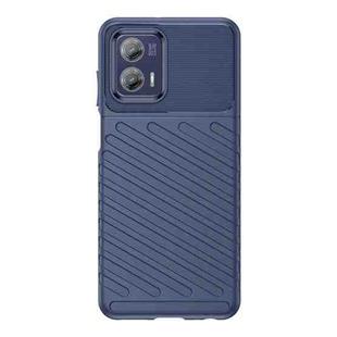 For Motorola Moto G73 Thunderbolt Shockproof TPU Protective Soft Phone Case(Blue)