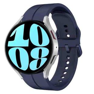For Samsung Galaxy Watch 6 40mm 20mm Loop Silicone Watch Band(Navy Blue)