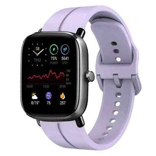 For Amazfit GTS 2 Mini 20mm Loop Silicone Watch Band(Purple)