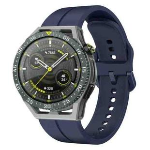 For Huawei Watch GT 3 SE 22mm Loop Silicone Watch Band(Navy Blue)
