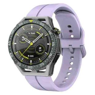 For Huawei Watch GT 3 SE 22mm Loop Silicone Watch Band(Purple)