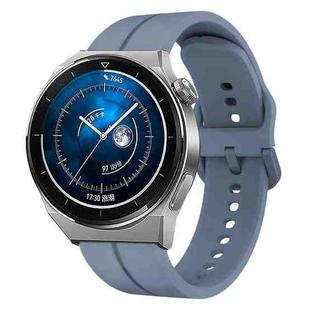 For Huawei Watch GT3 Pro 46mm 22mm Loop Silicone Watch Band(Blue)
