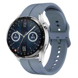 For Huawei Watch GT3 46mm 22mm Loop Silicone Watch Band(Blue)