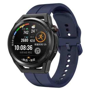 For Huawei Watch GT Runner 22mm Loop Silicone Watch Band(Navy Blue)