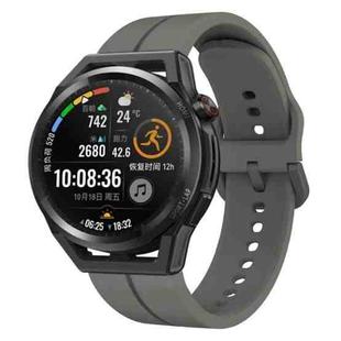 For Huawei Watch GT Runner 22mm Loop Silicone Watch Band(Dark Grey)