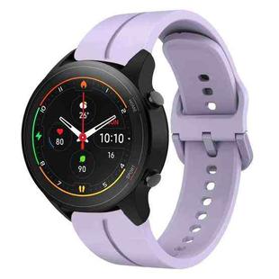 For Xiaomi MI Watch S1 Pro 22mm Loop Silicone Watch Band(Purple)