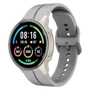For Xiaomi MI Watch Sport 22mm Loop Silicone Watch Band(Grey)
