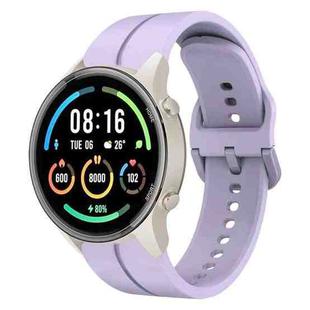 For Xiaomi MI Watch Sport 22mm Loop Silicone Watch Band(Purple)