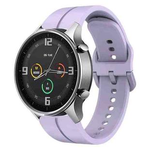 For Xiaomi MI Watch Color 22mm Loop Silicone Watch Band(Purple)