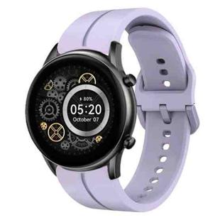 For Xiaomi Haylou RT2 LS10 22mm Loop Silicone Watch Band(Purple)