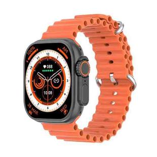 DT8 Ultra Max 2.1 inch Color Screen Smart Watch,Support Heart Rate Monitoring / Blood Pressure Monitoring(Orange)