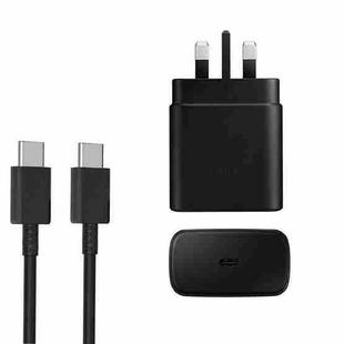 M135 45W USB-C / Type-C Port Fast Charger with 5A Type-C to Type-C Cable, UK Plug(Black)