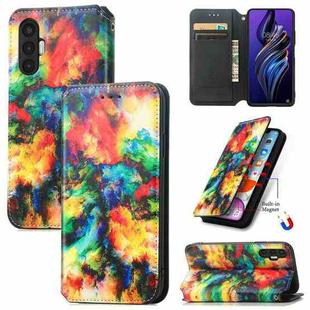 For Tecno Pova 3 CaseNeo Colorful Magnetic Leather Phone Case(Colorful Cloud)