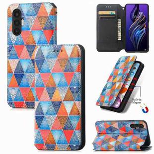 For Tecno Pova 3 CaseNeo Colorful Magnetic Leather Phone Case(Rhombus Mandala)