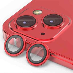 For iPhone 13 / 13 mini ENKAY AR Anti-reflection Camera Lens Glass Full Film(Red)