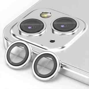 For iPhone 13 / 13 mini ENKAY AR Anti-reflection Camera Lens Glass Full Film(Silver)