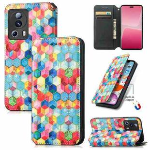 For Xiaomi 13 Lite CaseNeo Colorful Magnetic RFID Anti-theft Leather Phone Case(Colorful)