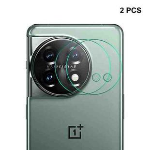 2pcs For OnePlus Ace 2 ENKAY Hat-Prince 9H Rear Camera Lens Tempered Glass Film