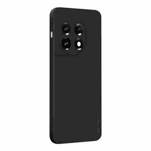 For OnePlus 11 PINWUYO Sense Series Liquid Silicone TPU Phone Case(Black)