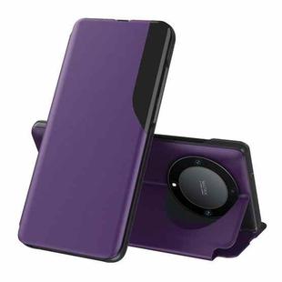 ForHonor X9a Attraction Flip Holder Leather Phone Case(Purple)