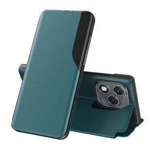 For Honor 400 Lite Attraction Flip Holder Leather Phone Case(Green)