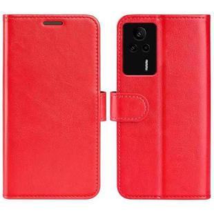 For Xiaomi Redmi K60E R64 Texture Horizontal Flip Leather Phone Case(Red)