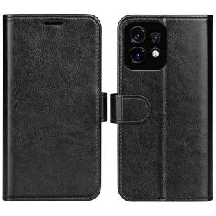 For Motolora Moto X40 R64 Texture Horizontal Flip Leather Phone Case(Black)