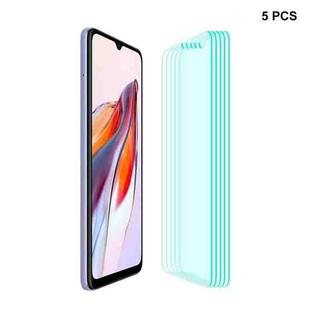 For Xiaomi Poco C50 5pcs ENKAY Hat-Prince 0.26mm 9H 2.5D High Aluminum-silicon Tempered Glass Film