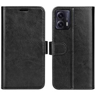 For Motolora Moto G53 5G R64 Texture Horizontal Flip Leather Phone Case(Black)