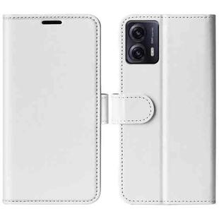 For Motolora Moto G53 5G R64 Texture Horizontal Flip Leather Phone Case(White)