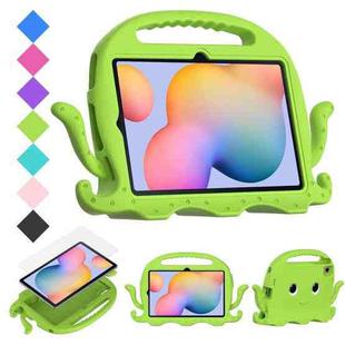 For Samsung Galaxy Tab S6 Lite 10.4 P610/615 Octopus Style EVA PC Tablet Case(Grass Green)