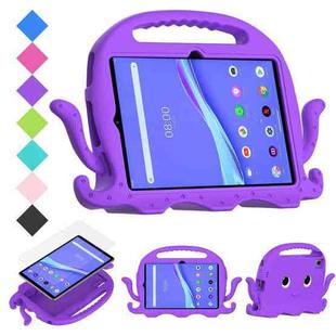 For Lenovo M10 Plus TB-X606 10.3 Octopus Style EVA PC Tablet Case(Purple)