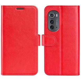 For Motorola Moto Edge 2022 R64 Texture Horizontal Flip Leather Phone Case(Red)