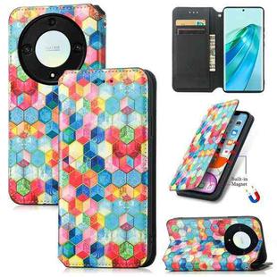 For Honor X40 CaseNeo Colorful Magnetic RFID Anti-theft Leather Phone Case(Colorful)