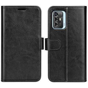 For ZTE Blade A72 5G R64 Texture Horizontal Flip Leather Phone Case(Black)