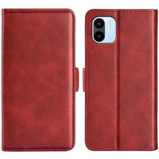 For Xiaomi Redmi A1 4G Dual-side Magnetic Buckle Horizontal Flip Leather Phone Case(Red)