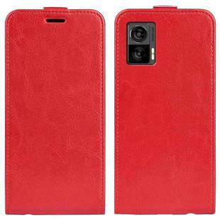 For Motorola Moto E22 / E22i R64 Texture Vertical Flip Leather Phone Case(Red)