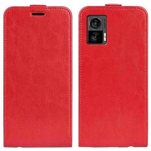 For Motorola Edge 30 Lite R64 Texture Vertical Flip Leather Phone Case(Red)