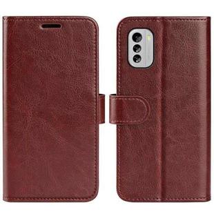 For Nokia G60 R64 Texture Horizontal Flip Leather Phone Case(Brown)