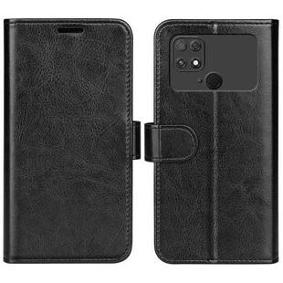 For Xiaomi Poco C40 R64 Texture Horizontal Flip Leather Phone Case(Black)