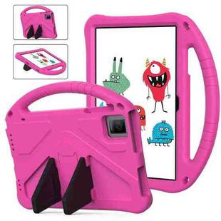 For TCL Tab 10 Gen2 10.36 2023 EVA Shockproof Tablet Case with Holder(Rose Red)