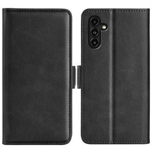 For Samsung Galaxy A14 5G Dual-side Magnetic Buckle Leather Phone Case(Black)