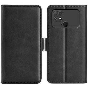 For Xiaomi Poco C40 Dual-side Magnetic Buckle Leather Phone Case(Black)