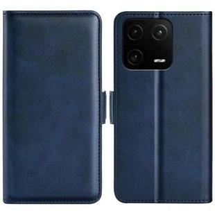 For Xiaomi 13 Pro Dual-side Magnetic Buckle Leather Phone Case(Dark Blue)