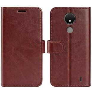 For Nokia C21 R64 Texture Horizontal Flip Leather Phone Case(Brown)