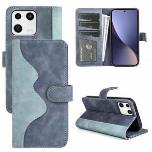 For Xiaomi 13 Stitching Horizontal Flip Leather Phone Case(Blue)