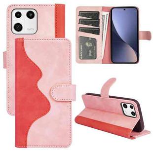 For Xiaomi 13 Stitching Horizontal Flip Leather Phone Case(Red)